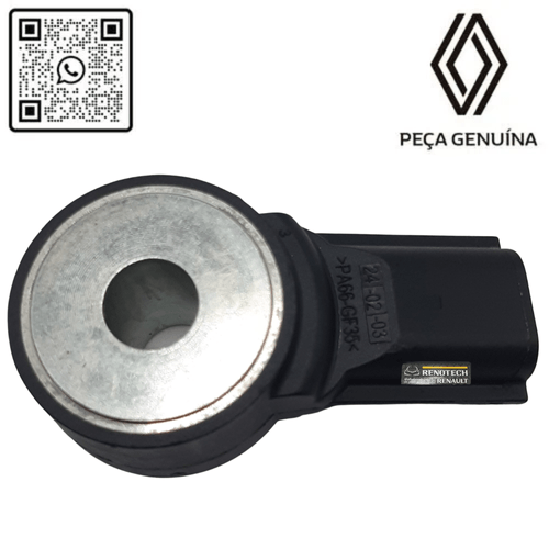 RN 03913R 220603913R SENSOR DE DETONA€AO 1.0 12V B4D KWIDLOG IISAN II - 2